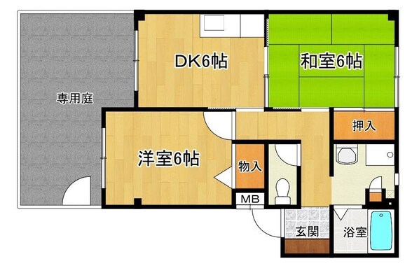 エーデルIIの物件間取画像